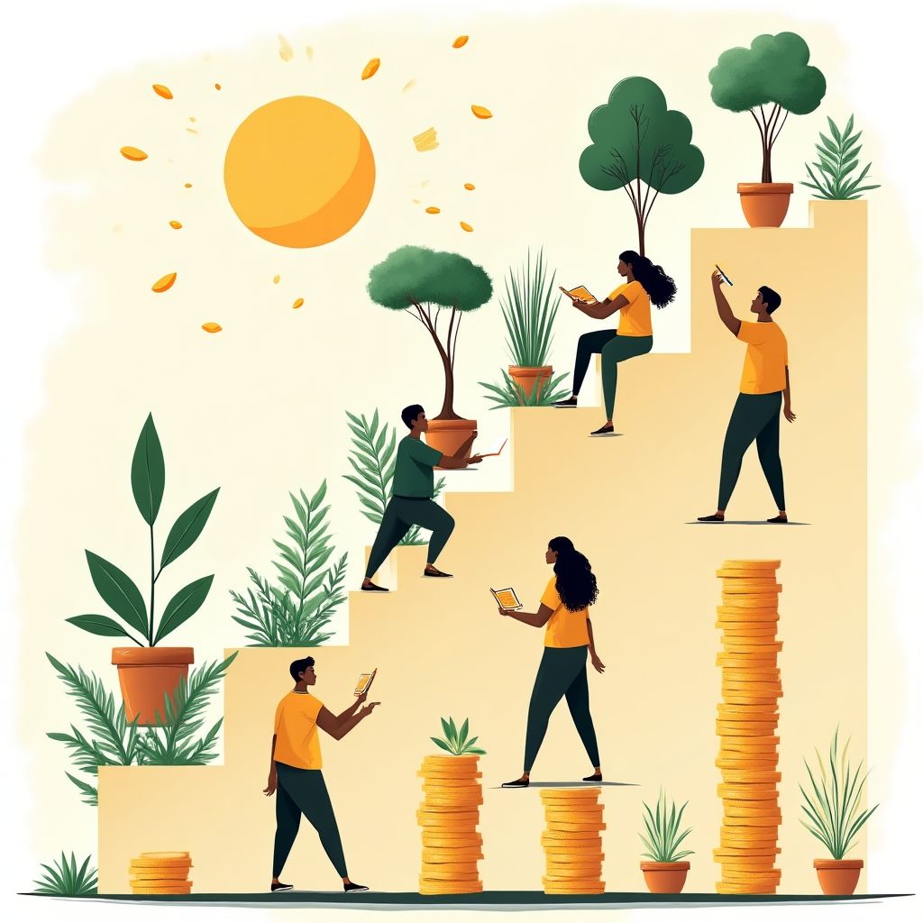 Step-by-step financial education process