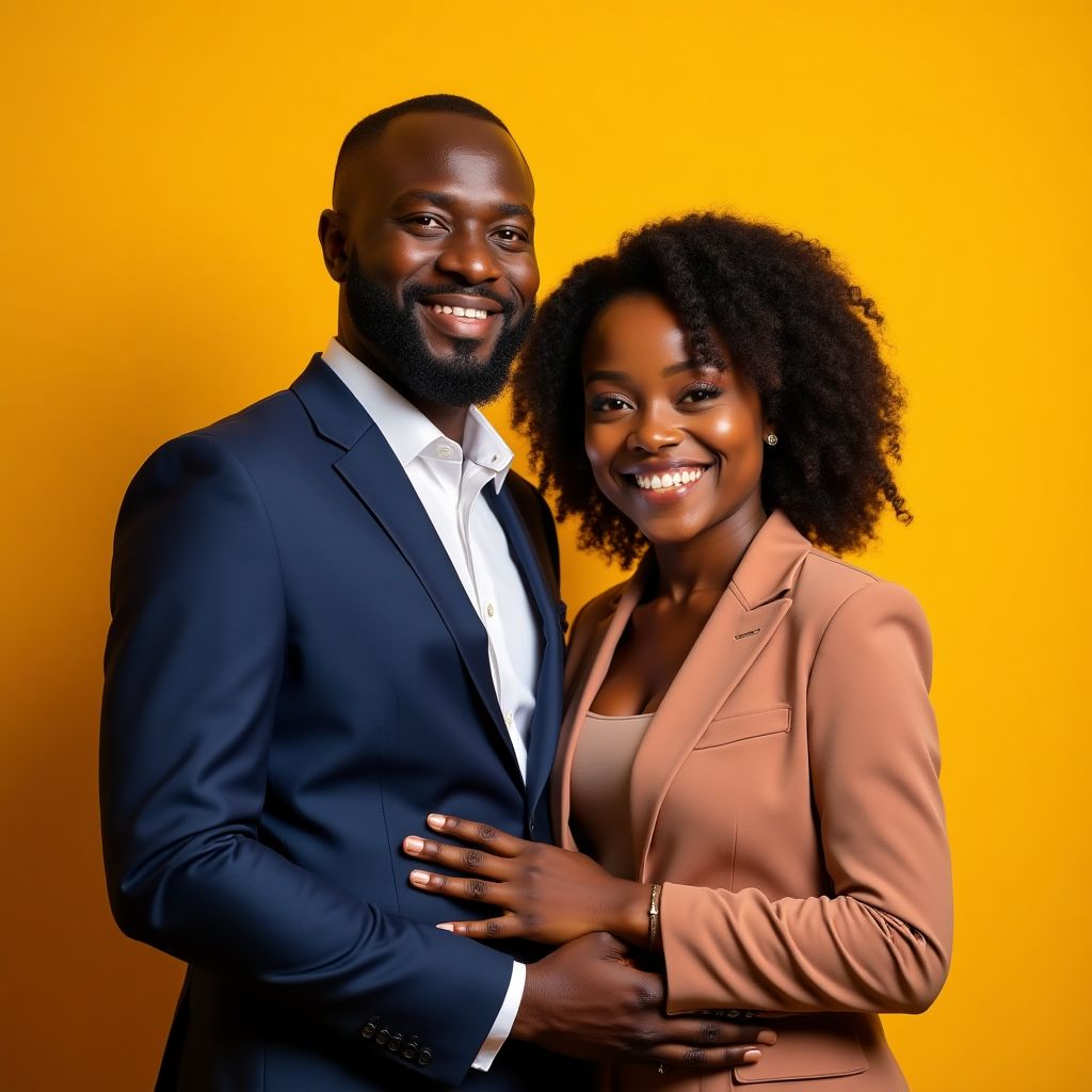 Portrait of Daniel and Grace Osei